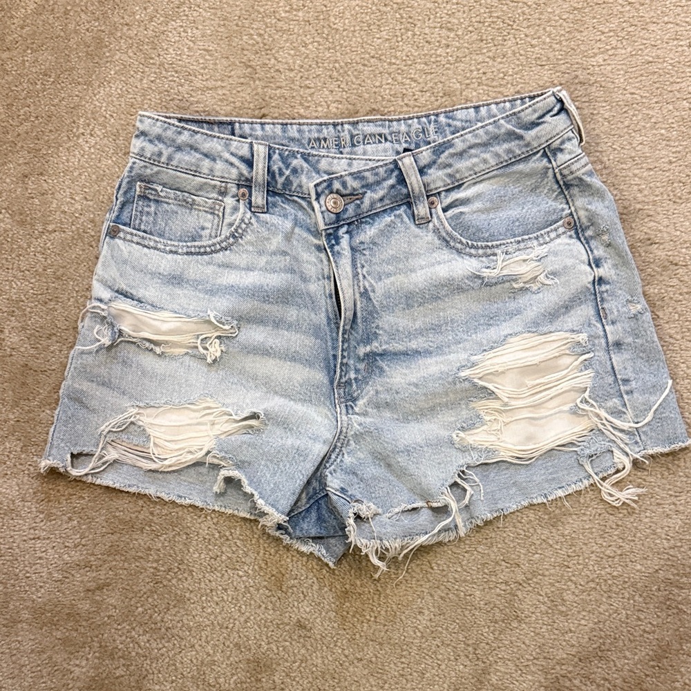American Eagle Outfitters Distressed Denim Shorts